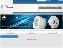 Tablet Screenshot of elimex.com